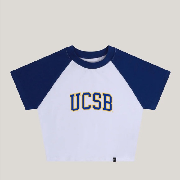 UCSB Hype and Vice crop top - Picture 2 of 4